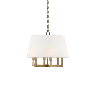 Square Tube Industrial Fabric Pendant Light