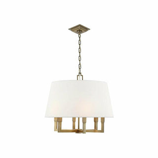 Square Tube Industrial Fabric Pendant Light