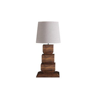 Koa Rustic Wood Table Light
