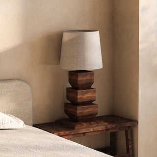 Koa Rustic Wood Table Light