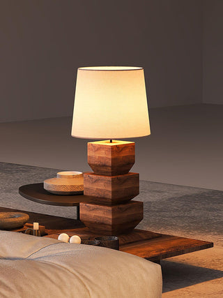 Koa Rustic Wood Table Light