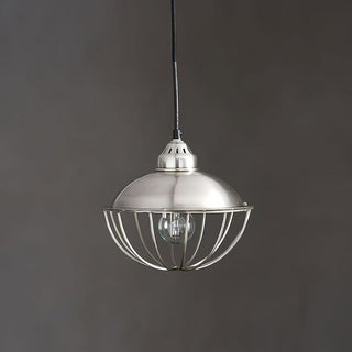 Zora Industrial Metal Cage Pendant