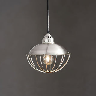 Zora Industrial Metal Cage Pendant