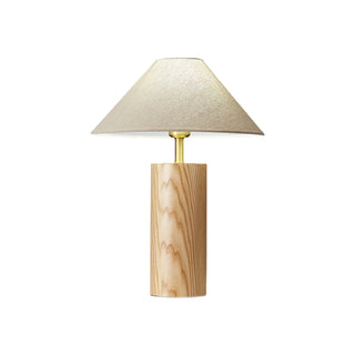 Starr Cylinder Wood Fabric Table Lamp