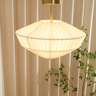 Stefanie Pleated Fabric Ceiling Light