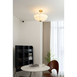 Stefanie Pleated Fabric Ceiling Light