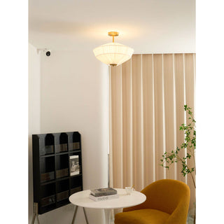 Stefanie Pleated Fabric Ceiling Light
