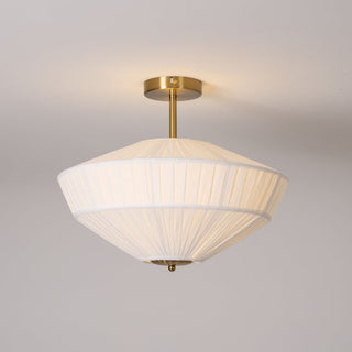 Stefanie Pleated Fabric Ceiling Light