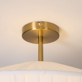 Stefanie Pleated Fabric Ceiling Light