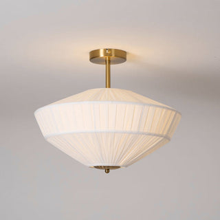 Stefanie Pleated Fabric Ceiling Light
