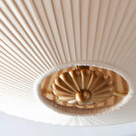 Stefanie Pleated Fabric Ceiling Light