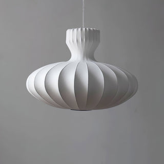 Stella Bloom Vintage Natural Mulberry Silk Pendant Light