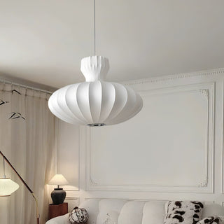Stella Bloom Vintage Natural Mulberry Silk Pendant Light