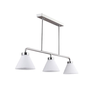 Stephens Minimalist Glass Linear Chandelier