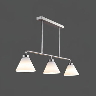Stephens Minimalist Glass Linear Chandelier