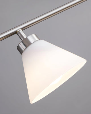 Stephens Minimalist Glass Linear Chandelier