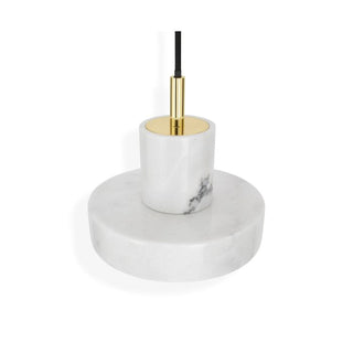 Kaelin Marble & Brass Pendant Light