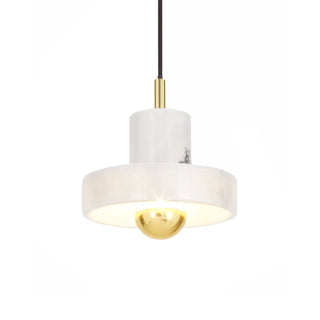 Kaelin Marble & Brass Pendant Light