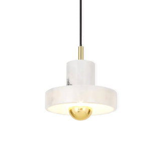 Kaelin Marble & Brass Pendant Light