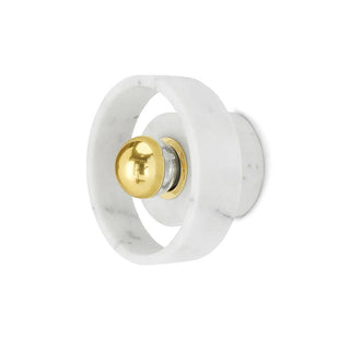Soul White Marble Brass Wall Light