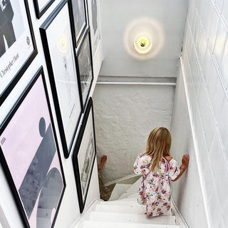 Soul White Marble Brass Wall Light