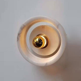 Soul White Marble Brass Wall Light
