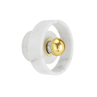Soul White Marble Brass Wall Light