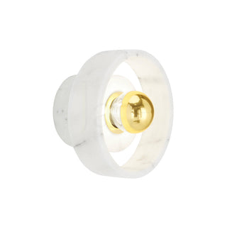 Soul White Marble Brass Wall Light