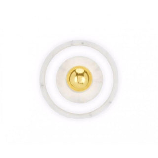 Soul White Marble Brass Wall Light