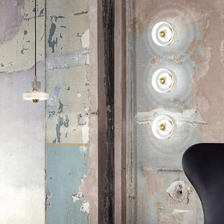 Soul White Marble Brass Wall Light