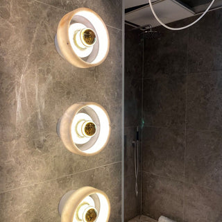 Soul White Marble Brass Wall Light