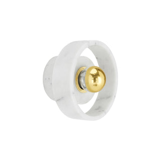 Soul White Marble Brass Wall Light