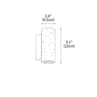 Stone Wood Minimalist Travertine Wall Light