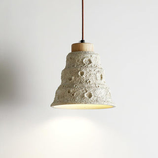 Stone Wabi-Sabi Cement Bell Pendant Light