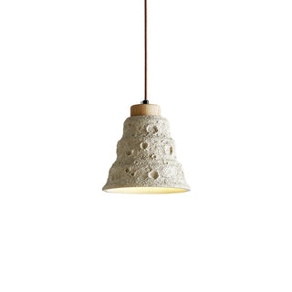 Stone Wabi-Sabi Cement Bell Pendant Light