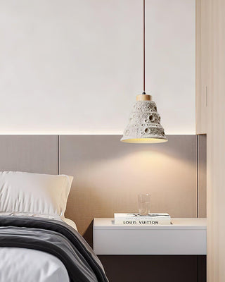 Stone Wabi-Sabi Cement Bell Pendant Light