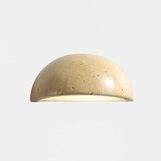 Stone Dusk Scandinavian Travertine Wall Light