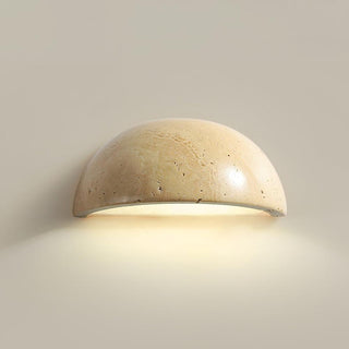 Stone Dusk Scandinavian Travertine Wall Light