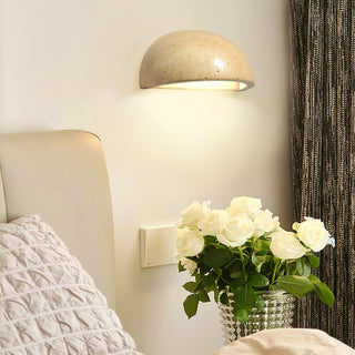 Stone Dusk Scandinavian Travertine Wall Light