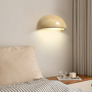 Stone Dusk Scandinavian Travertine Wall Light