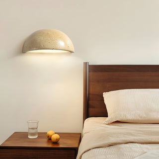 Stone Dusk Scandinavian Travertine Wall Light