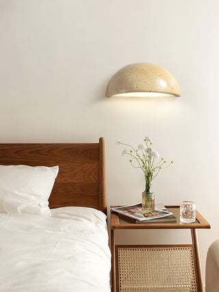 Stone Dusk Scandinavian Travertine Wall Light