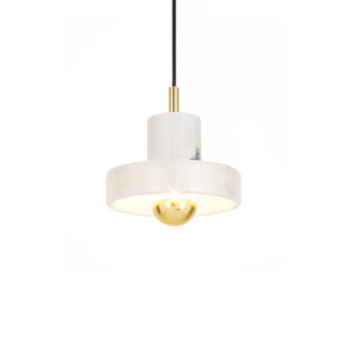 Kaelin Marble & Brass Pendant Light