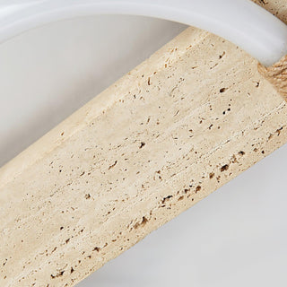 Stonek Minimalist Travertine Ceiling Light