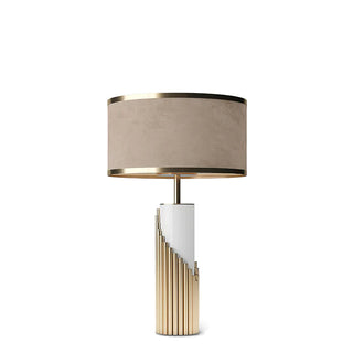 Elara Contemporary Fabric Table Lamp