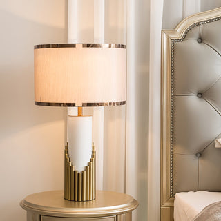 Elara Contemporary Fabric Table Lamp