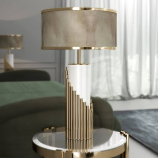 Elara Contemporary Fabric Table Lamp