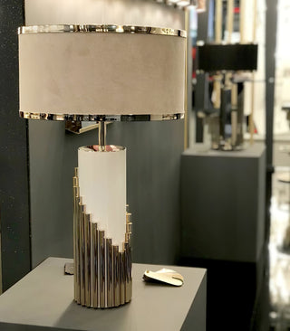 Elara Contemporary Fabric Table Lamp