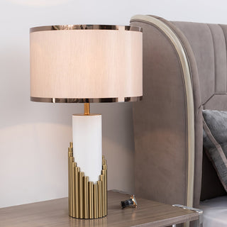 Elara Contemporary Fabric Table Lamp
