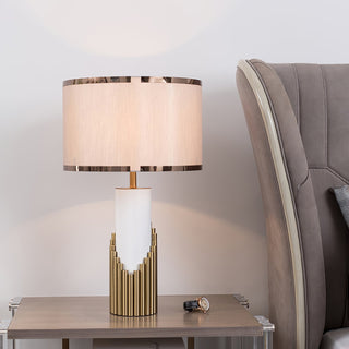 Elara Contemporary Fabric Table Lamp